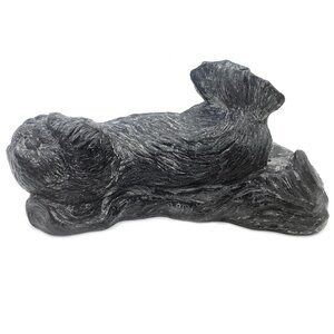 WOLF ORIGINAL Beaver Figurine Soapstone Look Sculpture Vintage 70 Made in Canada